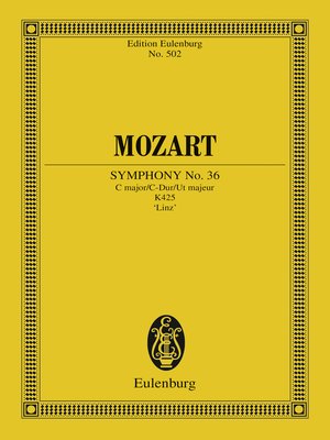 cover image of Symphony No. 36 C major